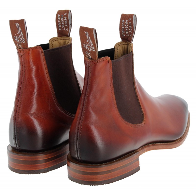 R.M. Williams Boots in Burnished Cognac - The Ben Silver Collection