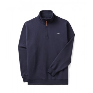 R. M. Williams Mulyungarie 1/4 Zip Sweatshirt KZ400 - Navy