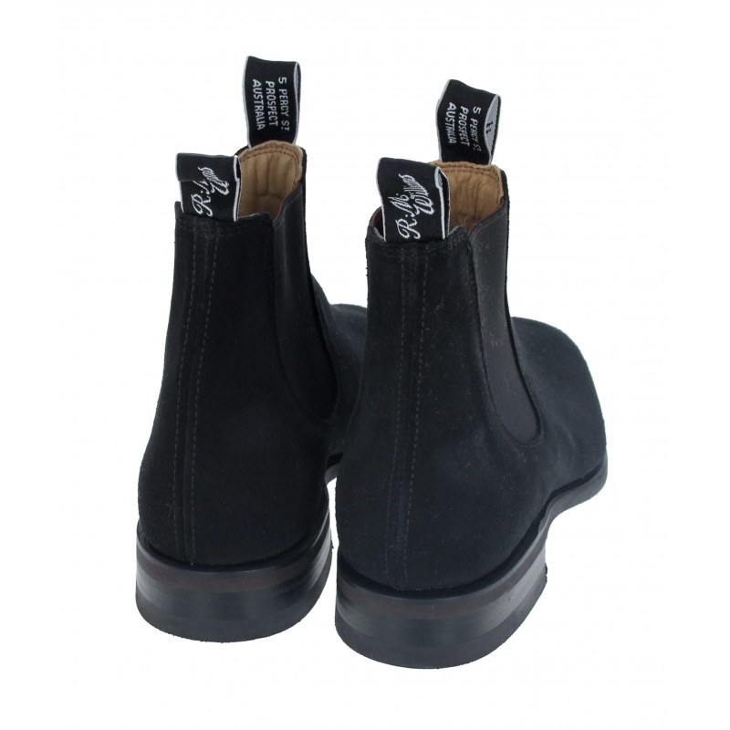 Comfort Craftsman Boots - Black Suede