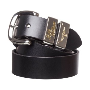 R. M. Williams Drover Belt CB583 1.5" - Black Leather