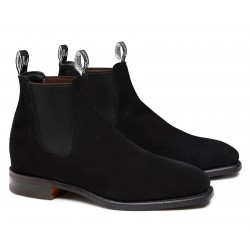 R. M. Williams Comfort Craftsman Boots - Black Suede