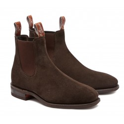 R. M. Williams Comfort Craftsman Boots - Chocolate Suede