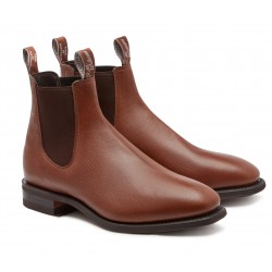R. M. Williams Comfort Kangaroo Craftsman Boots - Tan Bark Leather