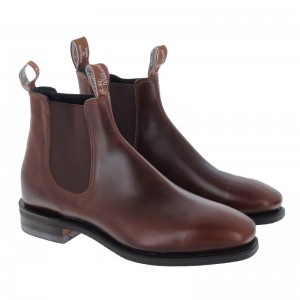 R. M. Williams Comfort Craftsman Boots - Mid Brown Leather