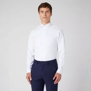 Remus Uomo Seville Long Sleeve Formal Shirt - White