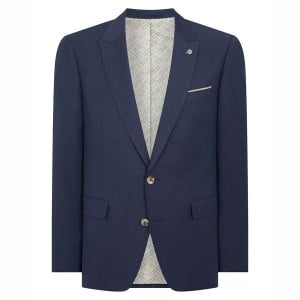 Remus Uomo Peppe Suit Jacket - Dark Slate Blue