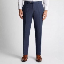 Remus Uomo Peppe Formal Trousers - Dark Blue 