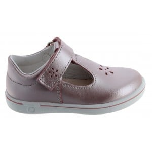Ricosta Winona Shoes - Rose Metallic Leather