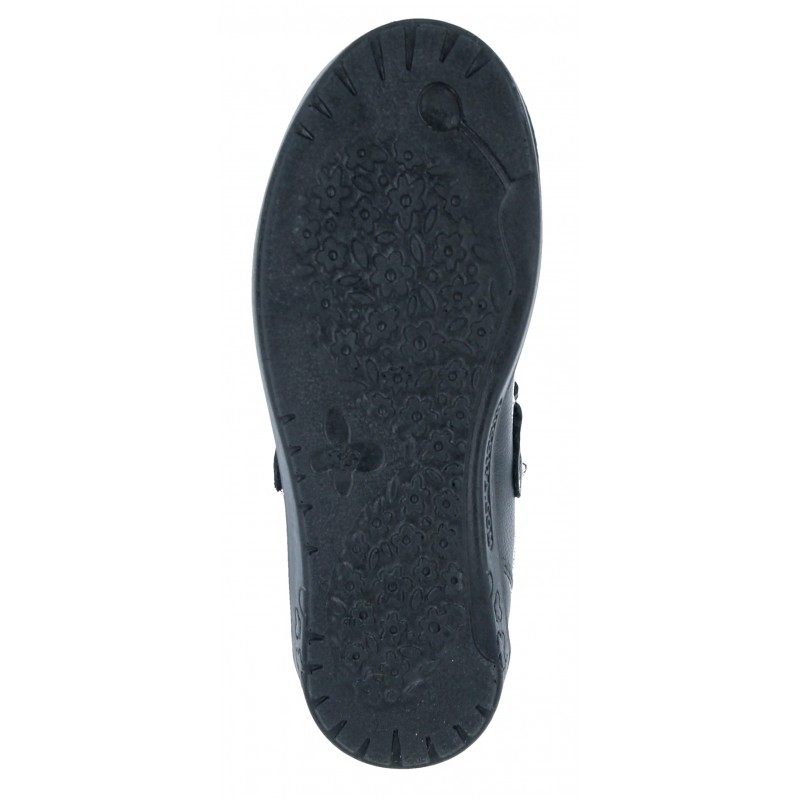 Leya 8600702 School Shoes - Black Leather