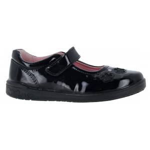 Ricosta Leya 8600702 School Shoes - Black Patent