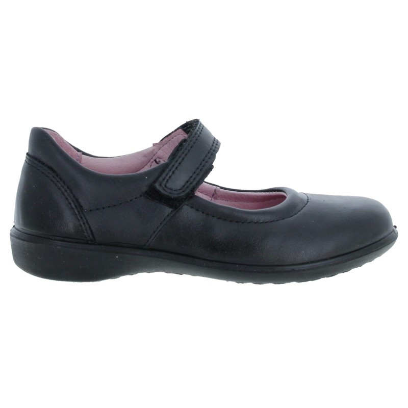 Beth 8500102 School Shoes - Black Leather