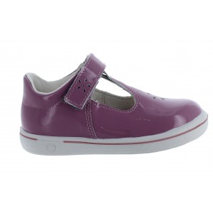 Ricosta Winona 2600202 T-Bar Shoes - Sucre Pink Patent 