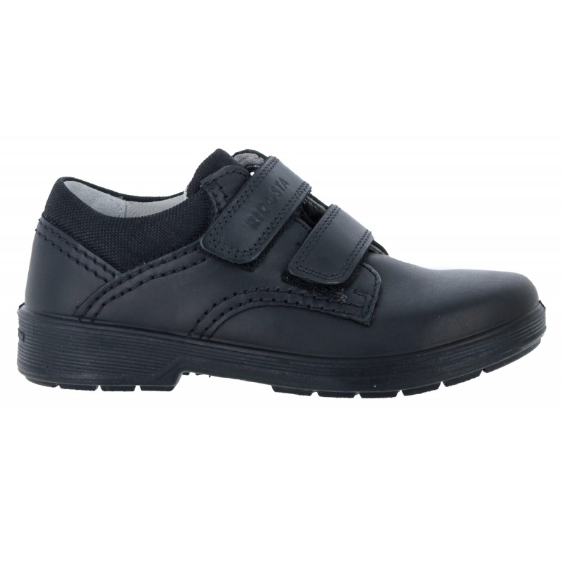 William 4100103 School Shoes - Black Leather