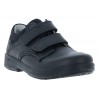 William 4100102 School Shoes - Black Leather