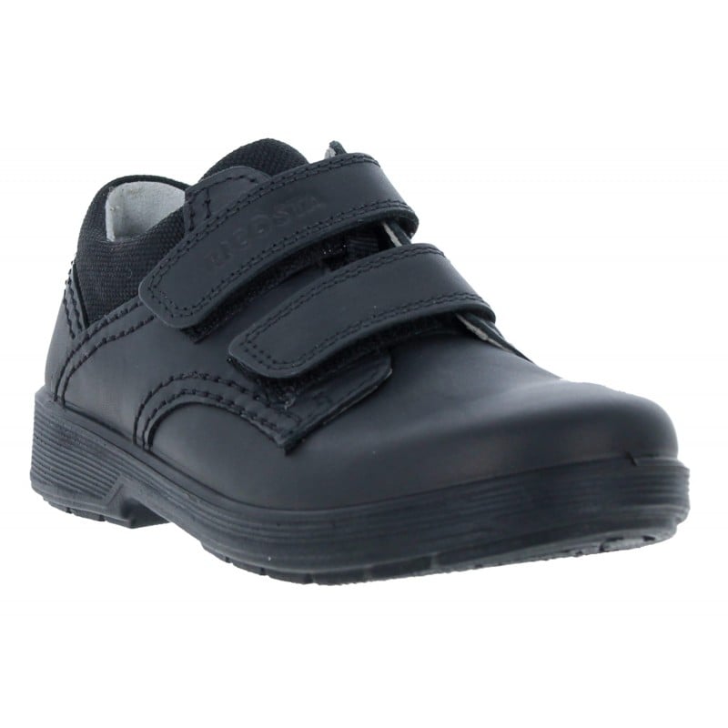 William 4100102 School Shoes - Black Leather
