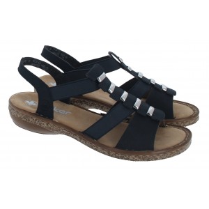 Rieker 62850 Regina Sandals - Pazifik Rieker 62850 Regina Sandals - Pazifik