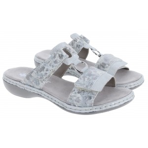 Rieker Regina 659X6-80 Sandals - Pink Ice Metallic Leather Rieker Regina 659X6-80 Sandals - Pink Ice Metallic Leather