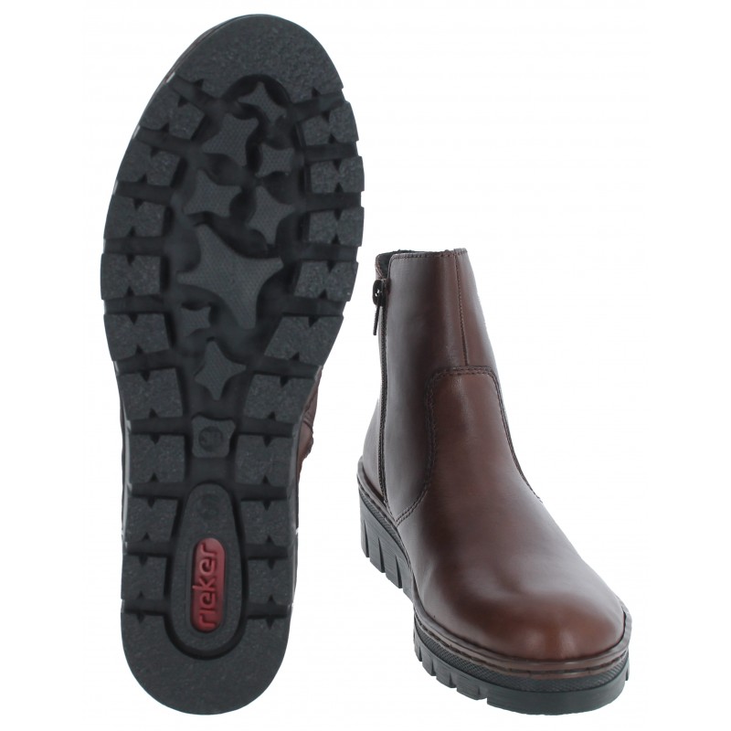 Prisca X9165 Ankle Boots - Ebony Leather