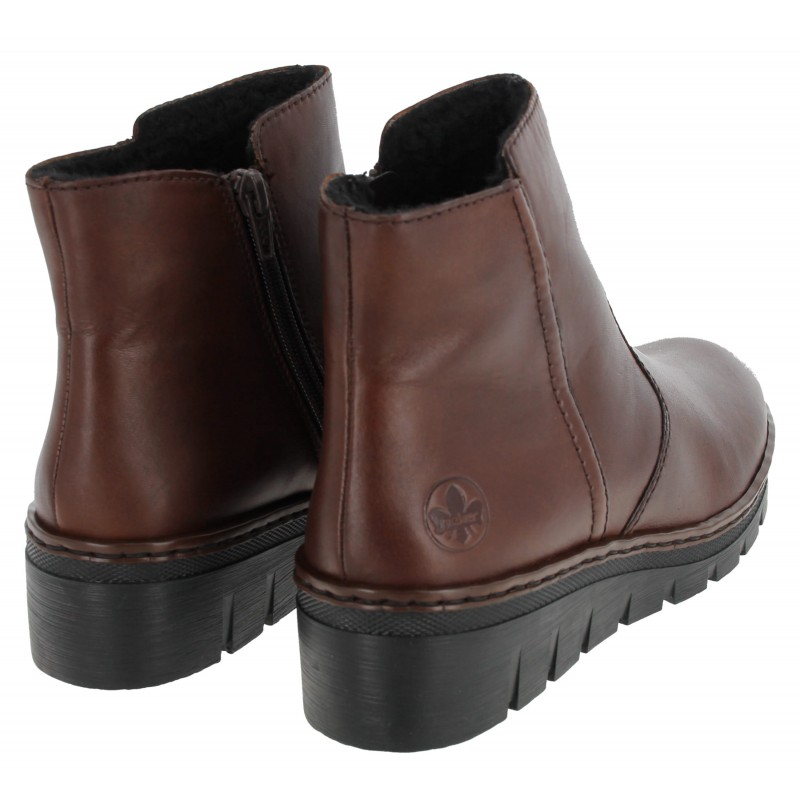 Prisca X9165 Ankle Boots - Ebony Leather