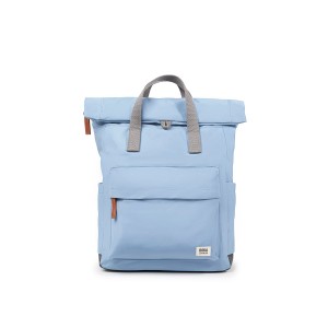 Roka London Canfield B Recycled Nylon Medium Backpack - Retro Blue