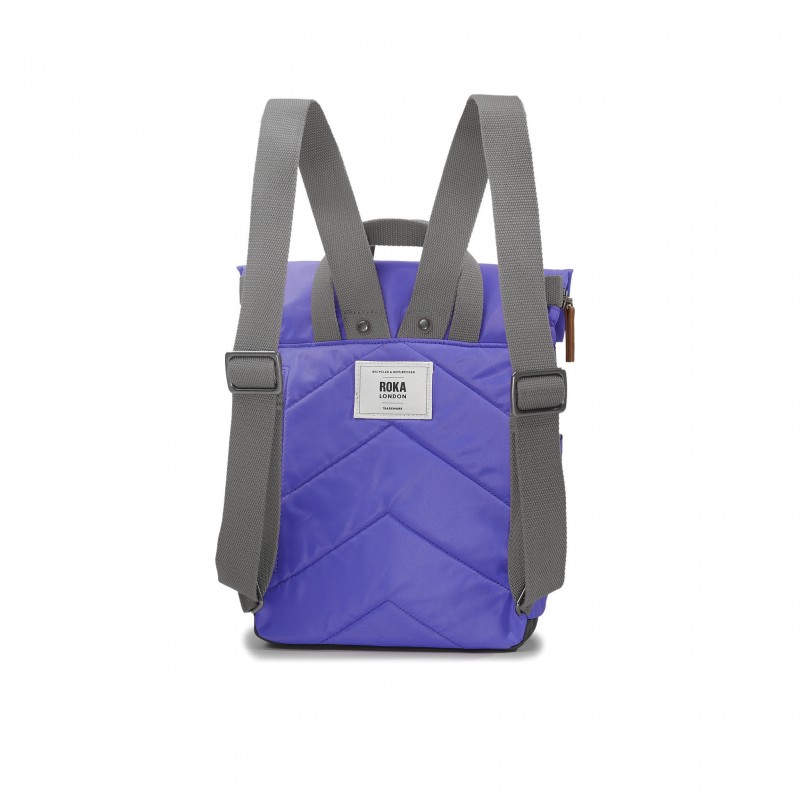 Canfield B Small Sustainable Nylon Backpack - Simple Purple