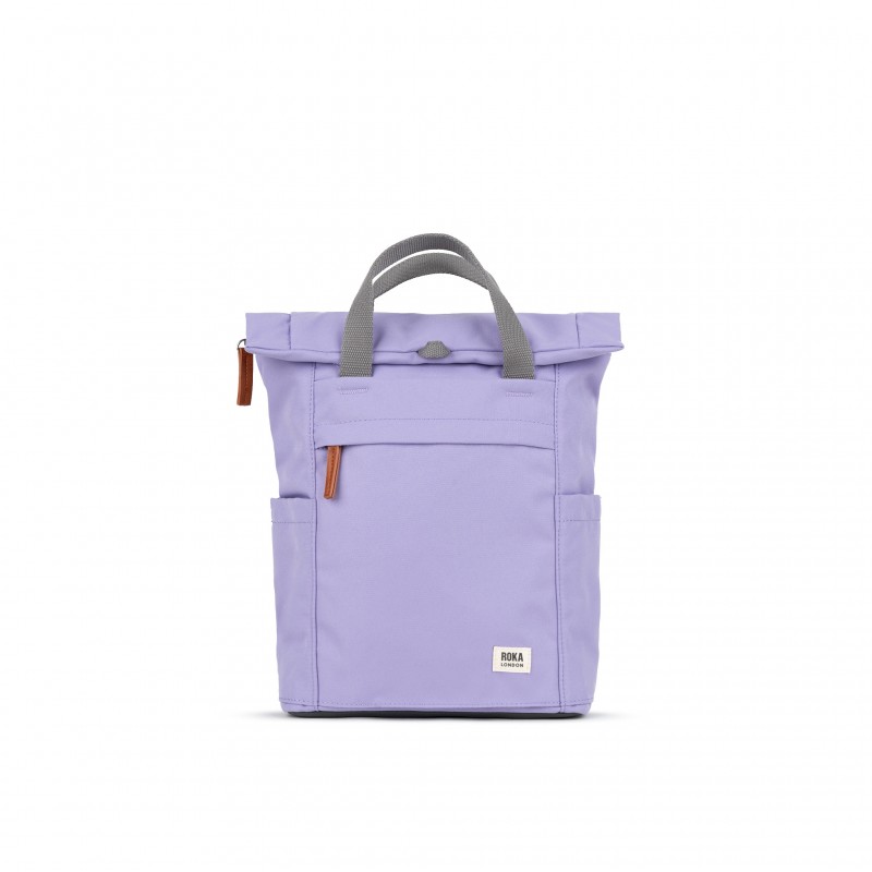 Finchley A Small Recycled Canvas Backpack - Lavender