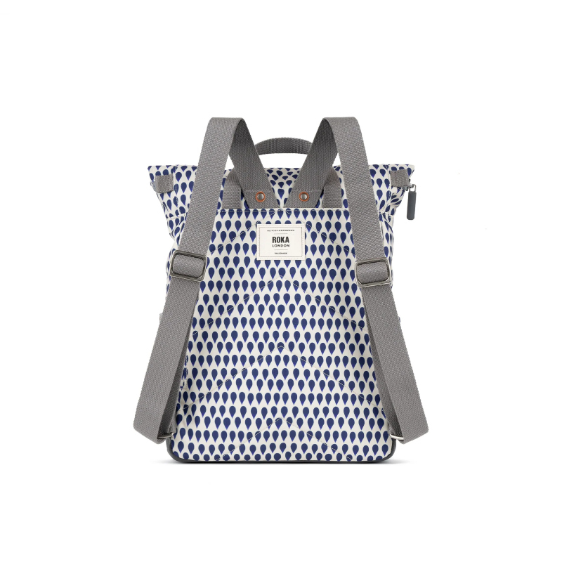 Canfield B Recycled Canvas Medium Backpack - Denim Rain