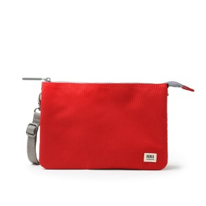 Roka London Carnaby XL Canvas Crossbody - Mars Red