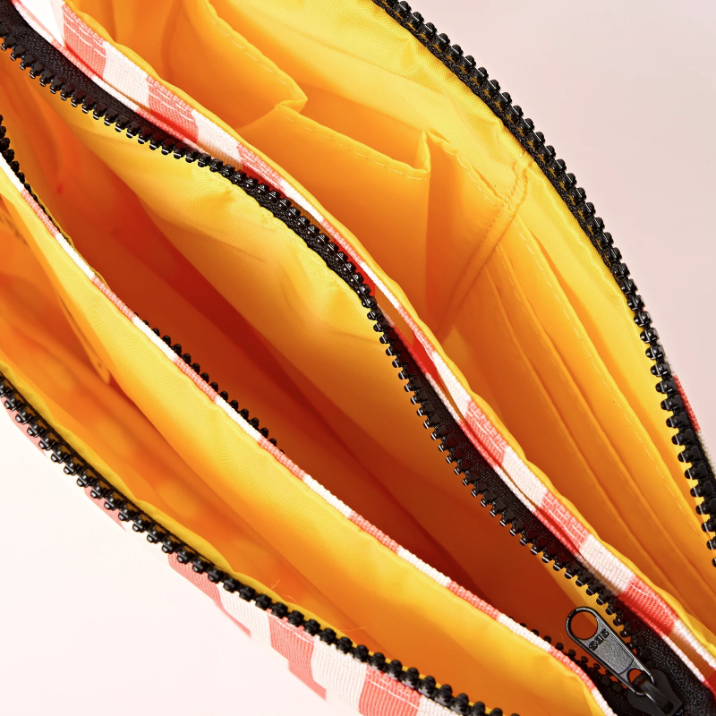 Carnaby XL Canvas Crossbody - Coral Stripe