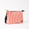 Carnaby XL Canvas Crossbody - Coral Stripe