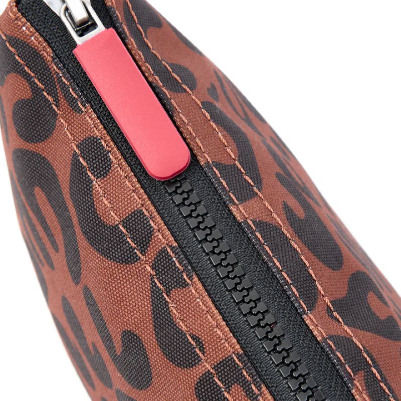 Carnaby XL Canvas Crossbody - Scarlet Leopard