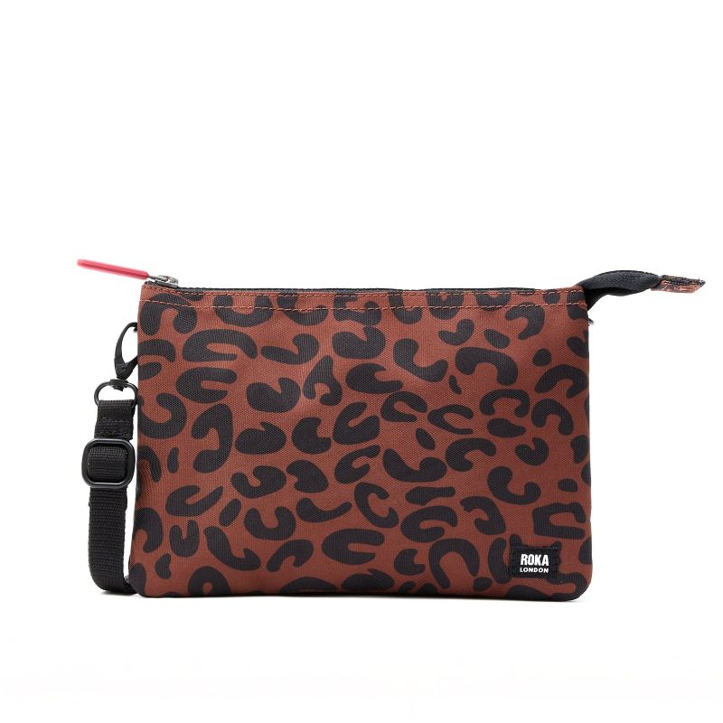 Carnaby XL Canvas Crossbody - Scarlet Leopard