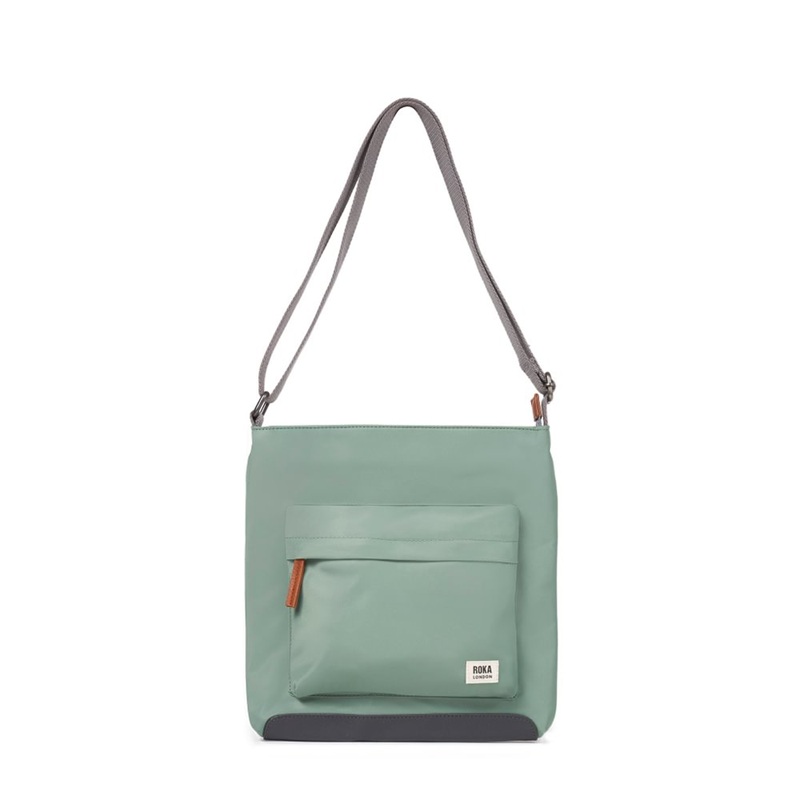 Kennington B Recycled Nylon Medium Crossbody - Frost