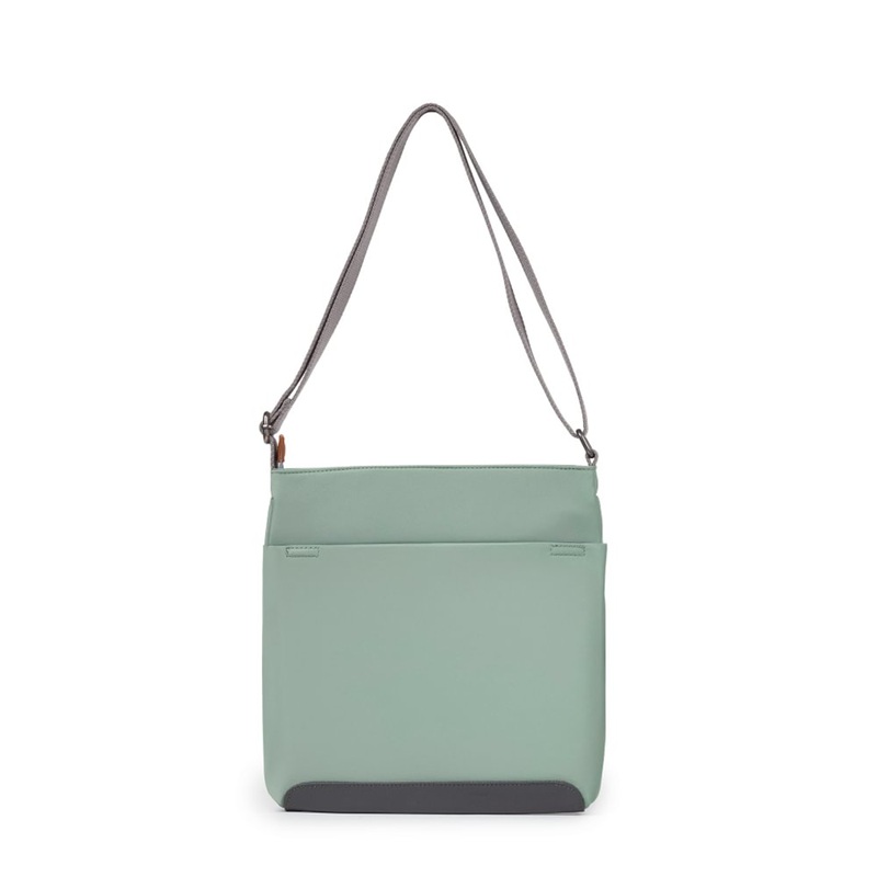 Kennington B Recycled Nylon Medium Crossbody - Frost