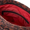 Kennington B Recycled Canvas Crossbody -  Scarlet Leopard