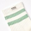 Windsor Stripe Crew Socks - Matcha