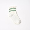Windsor Stripe Crew Socks - Matcha