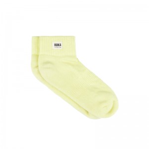 Roka London Wembley Ankle Socks - Lemonade