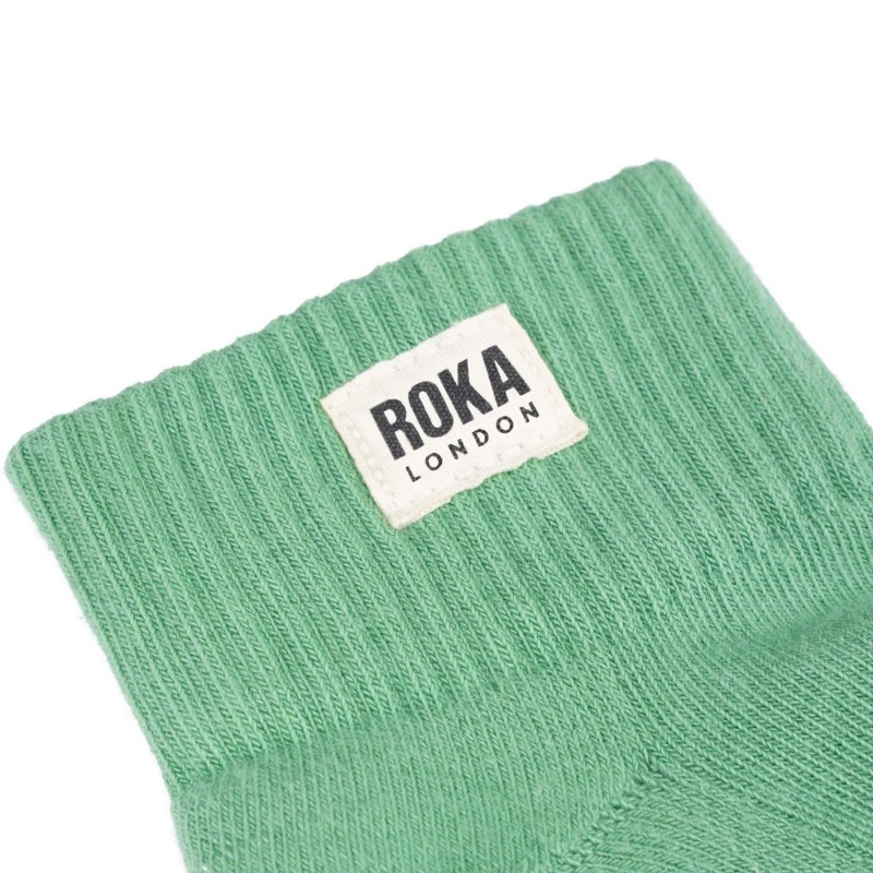 Wembley Ankle Socks - Matcha Green Textile