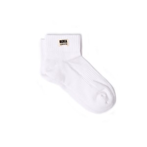 Roka London Wembley Ankle Socks - Off White 