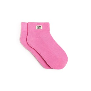 Roka London Wembley Ankle Socks - Pink Carnation