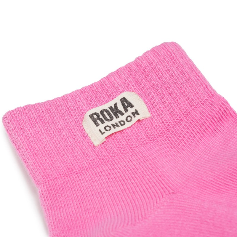 Wembley Ankle Socks - Pink Carnation Textile