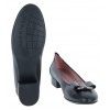 Florida 23015 Court Shoes - Black Leather
