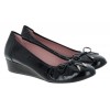 Lisboa 81101 Wedge Shoes -  Black Patent