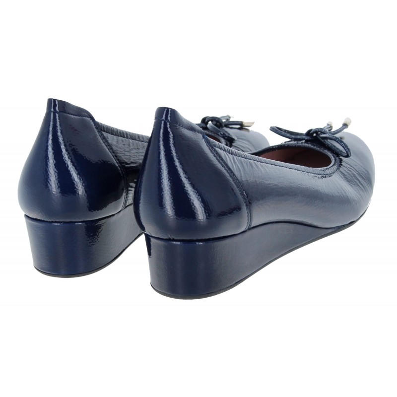 Lisboa 81101 Wedge Shoes -  Blue Patent