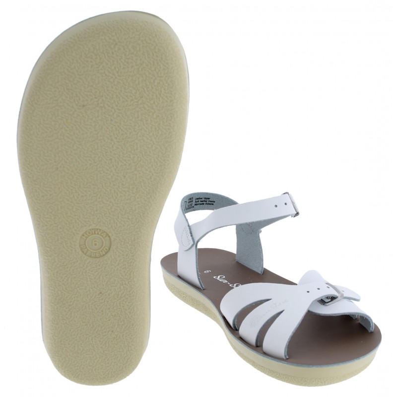 Boardwalk 1903 Womens Sandals - White Leather