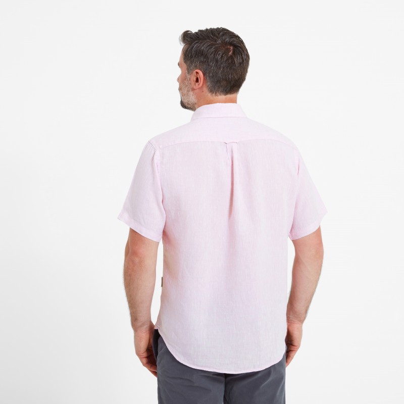 Thornham Short Sleeve Classic Shirt 4059 - Pale Pink
