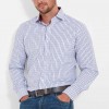 Milton Tailored Shirt 4073 - Purple Check