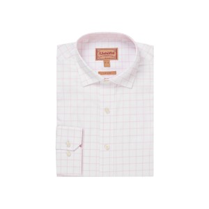 Schoffel Westminster Classic Shirt 20-4057 - Pale Pink Check