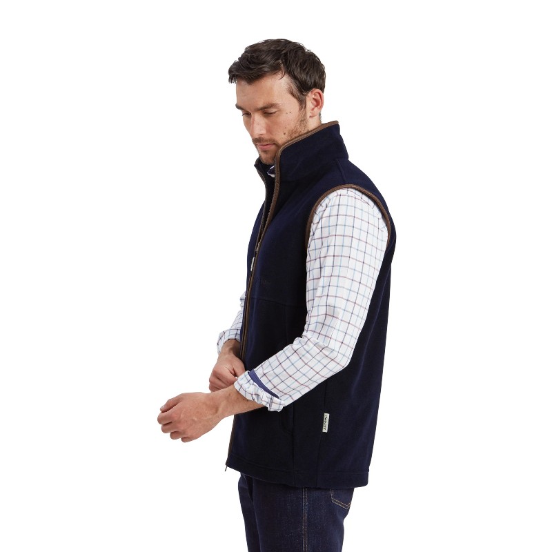 Oakham Fleece Gilet 1056 - Navy